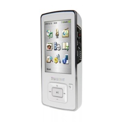 8GB Transcend T.Sonic 860 MP3 player with Radio, Voice Recorder, Video, Photo, E-Book