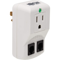 Tripp Lite Protect It 1 Outlet 750 Joules Portable Surge Protector - White