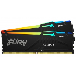 32GB Kingston Technology Fury Beast RGB DDR5 5600MHz Dual Memory Kit (2 x 16GB)