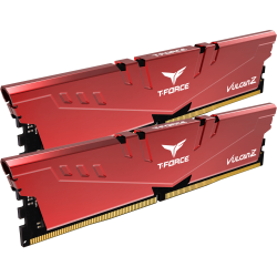 16GB Team Group T-Force Vulcan Z DDR4 3200MHz CL16 Dual Memory Kit (2 x 8GB) - Red