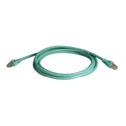 Tripp Lite Augmented 25ft Cat6 Snagless Patch Cable - Turquoise