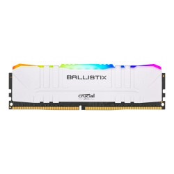 8GB Crucial Ballistix RGB 3600MHz PC4-28800 CL16 1.35V DDR4 Memory Module - White