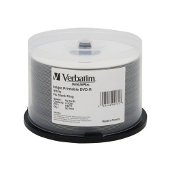 Verbatim DataLifePlus DVD-R 8x Media 4.7GB 50-Pack Spindle