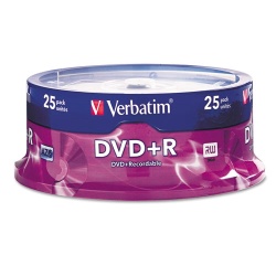 Verbatim AZO DVD+R 4.7GB 16X Branded 25-Pack Spindle