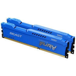 8GB Kingston Technology 1600MHz DDR3 Dual Memory Kit (2 x 4GB) - Blue