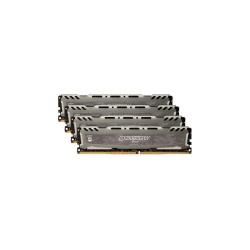 32GB Crucial BLS4K8G4D32AESBK Ballistix Sport LT DDR4 Quad Channel Memory Kit (4 x 8GB) - Gray