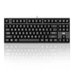 Adesso EasyTouch 625 USB Compact Mechanical Gaming Keyboard - US English - Black