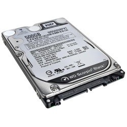 500GB Western Digital Scorpio Black SATA 2.5-inch laptop hard drive (7200rpm, 16MB cache)
