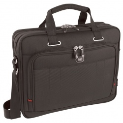 Wenger Acquisition 16-inch Laptop Briefcase with Tablet Pocket Black