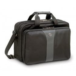 Wenger Legacy 16-inch Double Compartment Laptop Case Black/Grey
