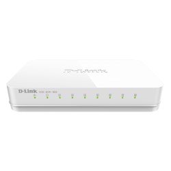 D-Link 8-Port L2 Gigabit Ethernet Switch (10/100/1000) - White