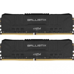 32GB Crucial PC4-21300 2666MHz 1.2V CL16 DDR4 Dual Memory Kit (2 x 16GB) - Black