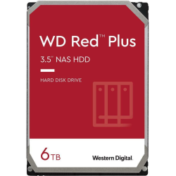 6TB Western Digital WD Red Plus 3.5 Inch Serial ATA III 6GBS 7200RPM 128MB Cache Internal Hard Drive