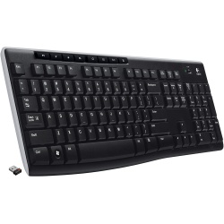 Logitech K270 RF Wireless Keyboard - Black