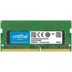 4GB Crucial DDR4 SO-DIMM 2666MHz PC4-21300 CL19 1.2V Memory Module