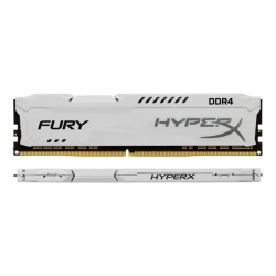16GB Kingston HyperX Fury PC4-19200 2400MHz DDR4 CL15 Dual Memory Kit (2x8GB) - White
