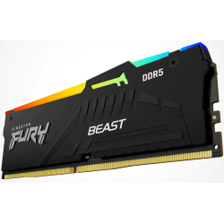 8GB Kingston Technology FURY Beast RGB 4800MHz DDR5 CL38 Memory Module (1x8GB)