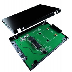 ZTC Sky 2.5-inch Enclosure mSATA SSD (Half or Full Size) to SATA III Board Adapter - 520MB/s 6GB/s