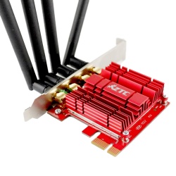 ZTC Wireless Adapter Dual Band AC1900 Desktop Network Card PCIe Long Range WiFi Model ZTC-WPCIE4-RD