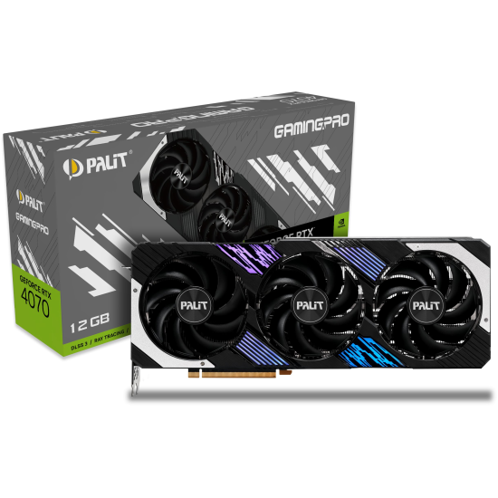 Palit NVIDIA GeForce RTX 4070 12GB GDDR6X Graphics Card Image