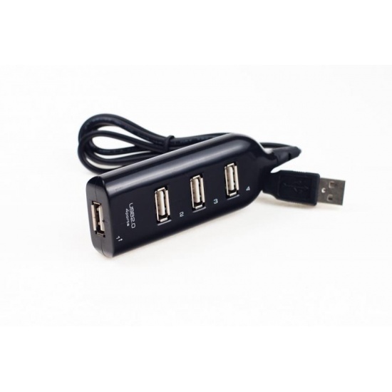 NEON 4-port USB Hub USB2.0 (100cm cable) Image