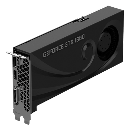 PNY GeForce GTX 1660 Blower 6GB GDDR5 Graphics Card Image