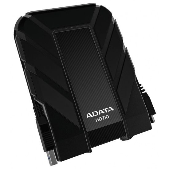 1TB AData DashDrive Durable HD710 USB3.0 Portable Hard Drive (Black) Image