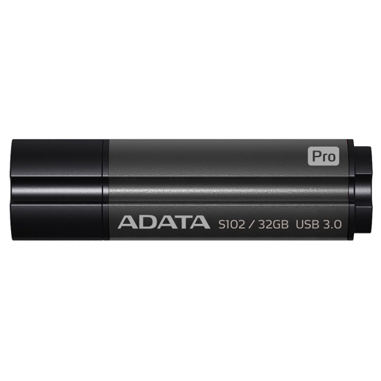 32GB AData DashDrive Elite S102 Pro USB3.0 Flash Drive (Titanium) Image