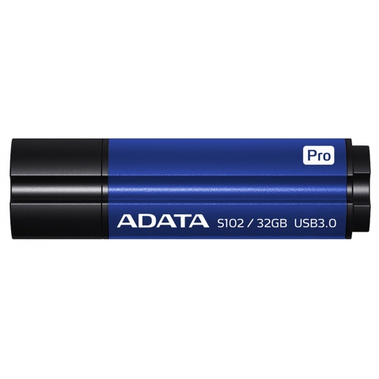 32GB AData DashDrive Elite S102 Pro USB3.0 Flash Drive (Titanium Blue) Image