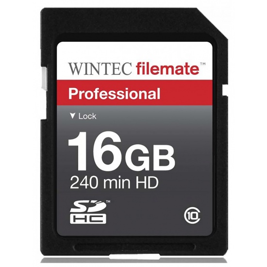 16GB Wintec Filemate Professional SDHC CL10 Memory Card Image