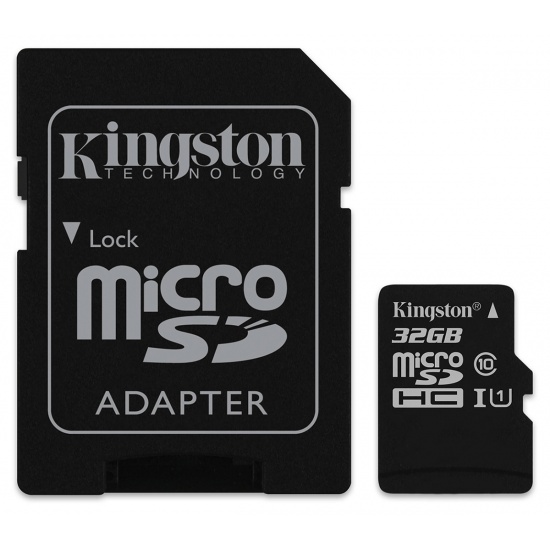 32GB Kingston microSDHC CL4 memory card Image