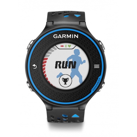 Garmin Forerunner 620 Black/Blue GPS Running Watch with HRM (010-01128-40) Image