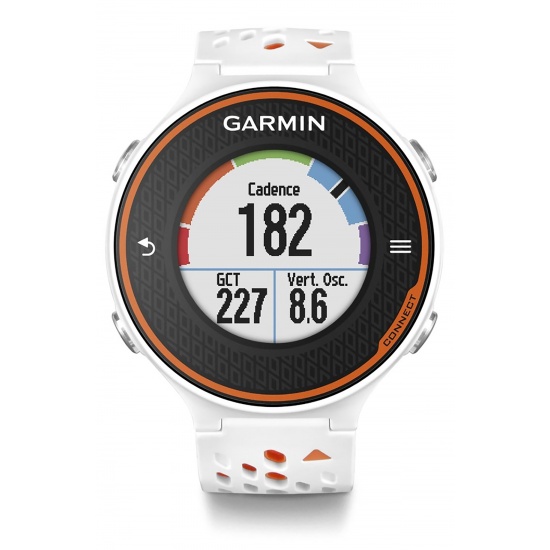 Garmin Forerunner 620 Orange/White GPS Running Watch with HRM (010-01128-41) Image