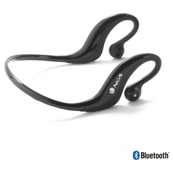 NGS Bluetooth Sports Earphones with Armband Included - Black Image