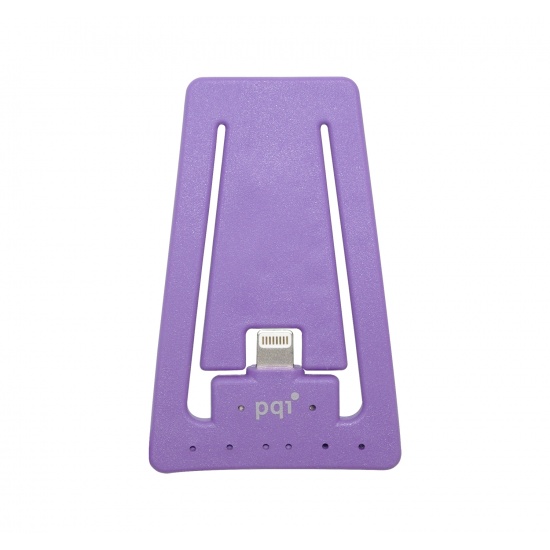 PQI i-Cable Charging and Sync Stand for Apple Lightning Devices - Purple Edition Image