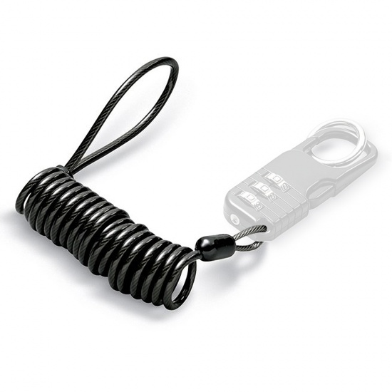 EyezOff Cable Leash for PL172 Bicycle Lock - 180cm - Transparent Black Image