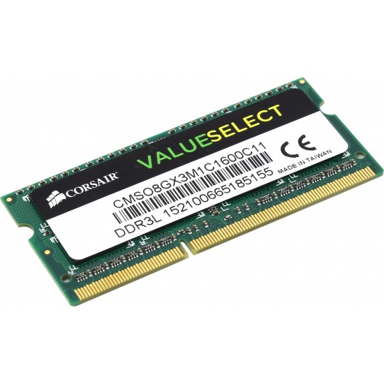 4GB Corsair 1600MHz DDR3 CL9 SO-DIMM Laptop Memory Module Image