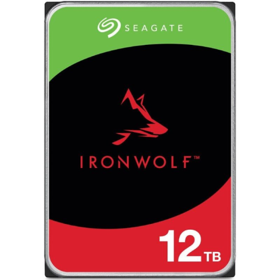 12TB Seagate IronWolf 3.5 Inch SATA 6Gb/s 7200RPM 256MB Cache NAS Internal Hard Drive Image