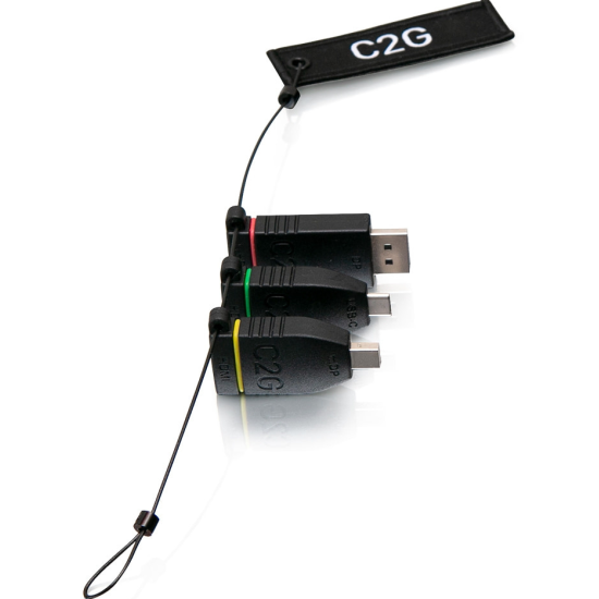 Universal 4K HDMI Female To Mini DisplayPort USB-C And DisplayPort Male Adapter Ring Image