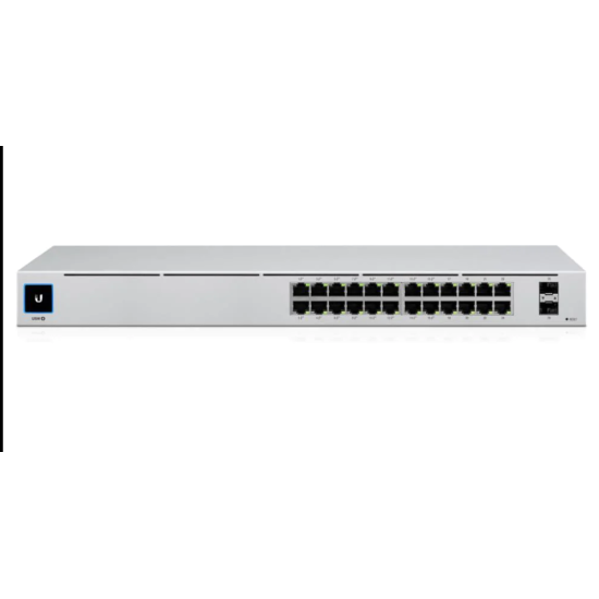 Ubiquiti UniFi 24 Port Managed L2/L3 Gigabit Ethernet (PoE) Switch - Silver Image