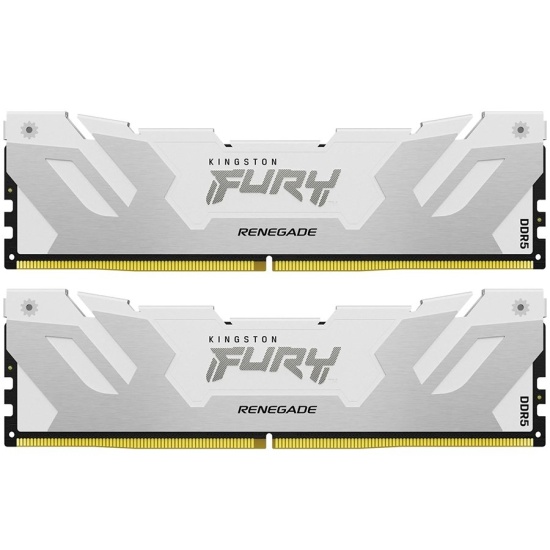 64GB Kingston Fury DDR5 6000MHz CL32 Dual Channel Kit (2x32GB) - White Image
