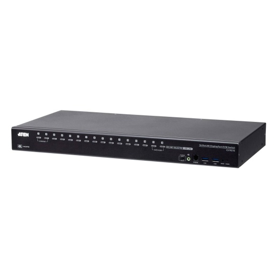 Aten 16 Port USB3.0 4K KVM Switch - Black Image