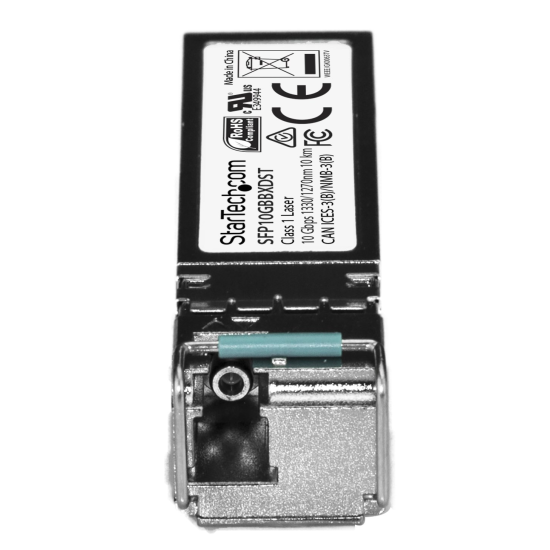 StarTech 10GBase BX MSA Compliant SFP+ Transceiver Module  Image