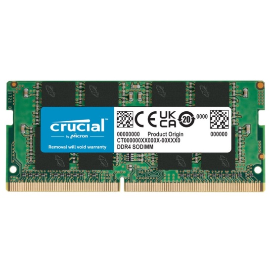 8GB Crucial DDR4 SO DIMM 3200MHz CL22 Memory Module Image