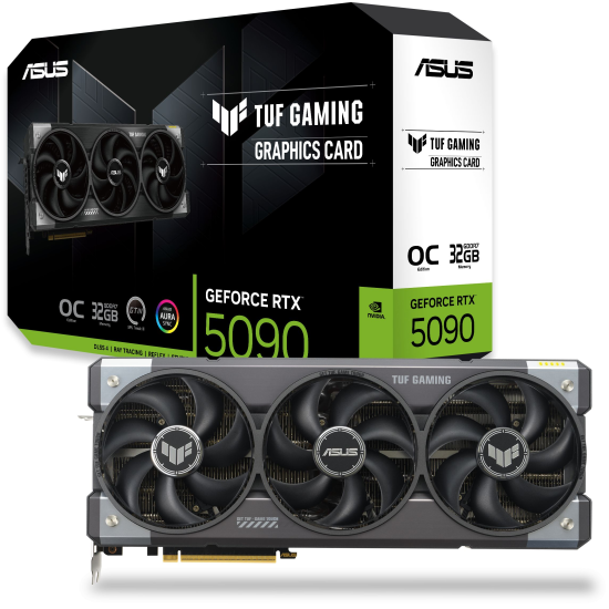 Asus TUF NVIDIA GeForce RTX 5090 32GB GDDR7 Gaming Graphics Card Image Asus TUF NVIDIA GeForce RTX 5090 32GB GDDR7 Gaming Graphics Card Image