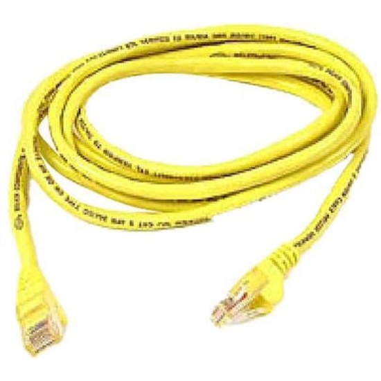 5FT Belkin RJ45 Male To RJ45 Male Cat 6 Networking Patch Cable - Yellow Image 5FT Belkin RJ45 Male To RJ45 Male Cat 6 Networking Patch Cable - Yellow Image
