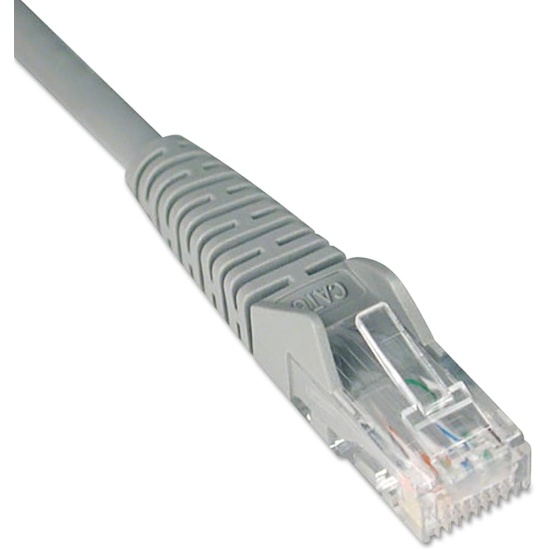 1Ft Tripp Lite RJ45 Male To RJ45 Male Cat6 Ethernet Cable - Gray Image