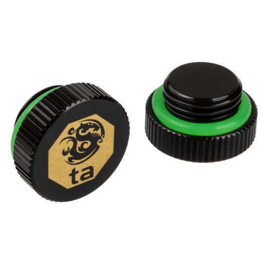 Bitspower Touchaqua G1/4 Cooling Stop Fitting - Black Image