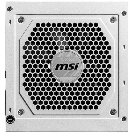MSI 850W Fully Modular ATX Power Supply - White Image