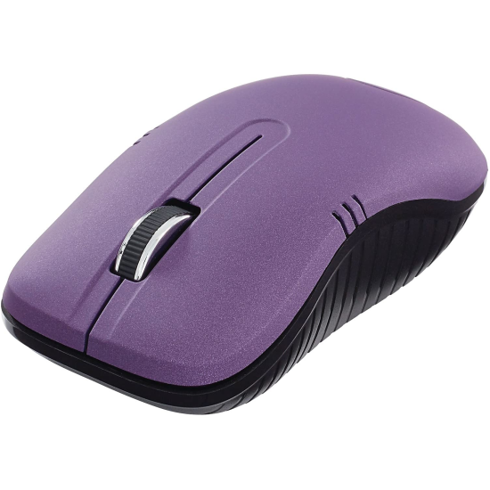 Verbatim Ambidextrous RF Wireless Optical Mouse - Matte Purple Image